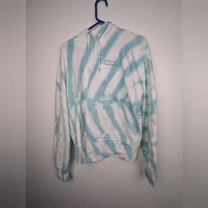 Nwot spiritual Gangster blue tie dye hoodie